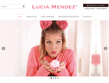 Tablet Screenshot of luciamendez.com.ar